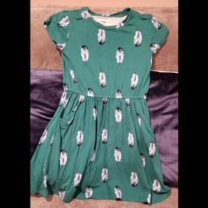 Gymboree Girls green dress - Med 7/8